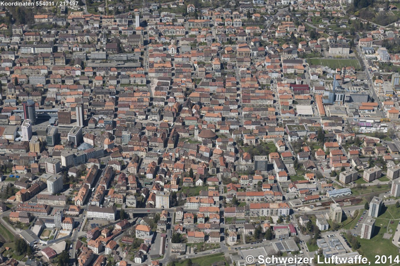 Chaux-de-Fonds, Zentrum